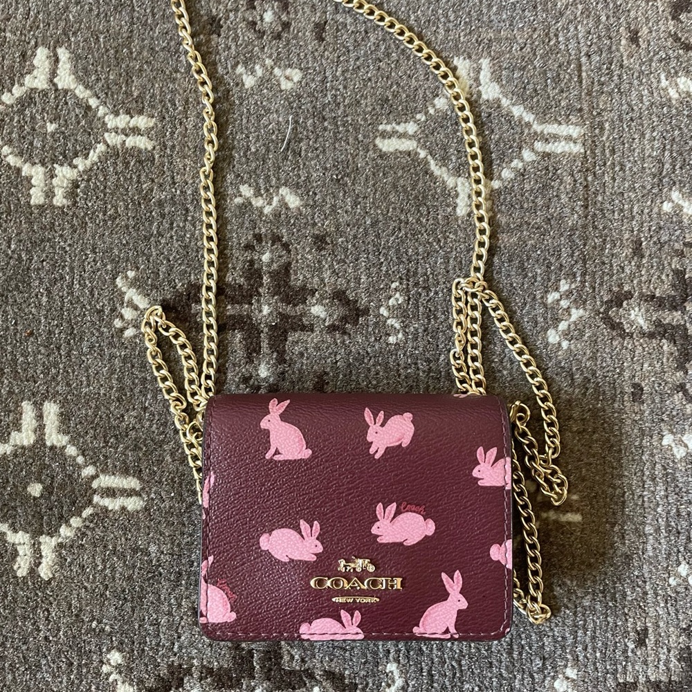 Lunar new year coach chain wallet
